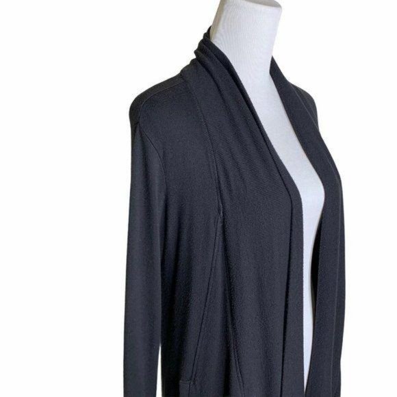 Athleta Open Front Cardigan High Low Pockets - Picture 4 of 11